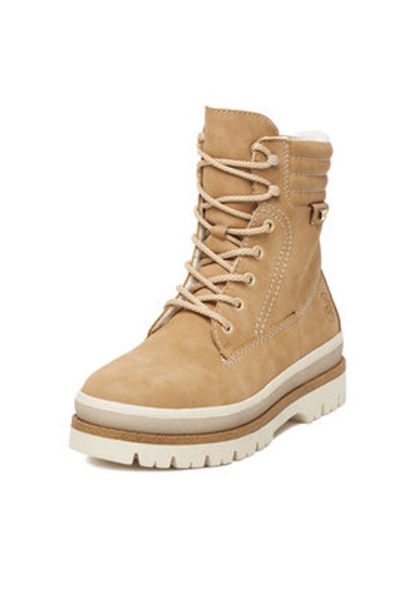 Rieker Trzewiki CEO-Y6225-60 Beżowy. Kolor: beżowy. Materiał: materiał