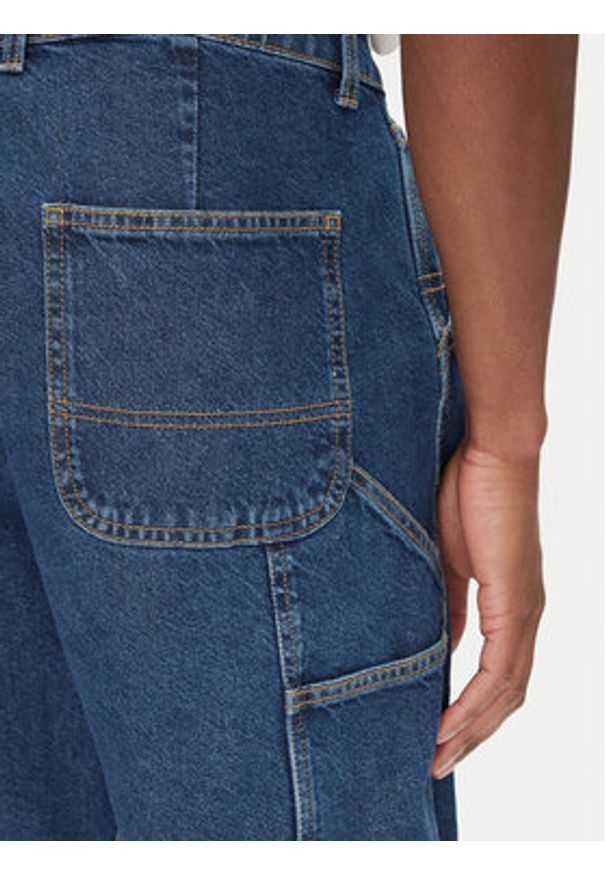 Jack & Jones Szorty jeansowe Alex 12273238 Granatowy Baggy Fit. Kolor: niebieski. Materiał: bawełna