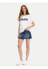 United Colors of Benetton - United Colors Of Benetton Spódnica jeansowa 4AW7D004U Niebieski Regular Fit. Kolor: niebieski. Materiał: bawełna