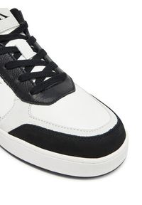 Calvin Klein Jeans Sneakersy Basket Cup Low Laceup Lth Mix YM0YM01308 Biały. Kolor: biały. Materiał: skóra #4