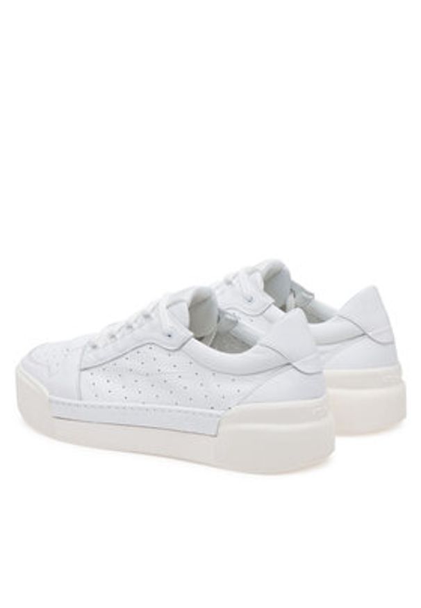 Vic Matié Sneakersy 1G8752U V02BQWB015 Srebrny. Kolor: srebrny. Materiał: skóra
