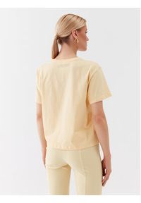 Patrizia Pepe T-Shirt 2M4282/J035-Y433 Żółty Relaxed Fit. Kolor: żółty. Materiał: bawełna