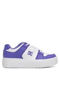 DC Shoes Sneakersy MANTECA 4 PLATFORM ADJS100156-5GW Biały. Kolor: biały. Materiał: skóra. Obcas: na platformie #1