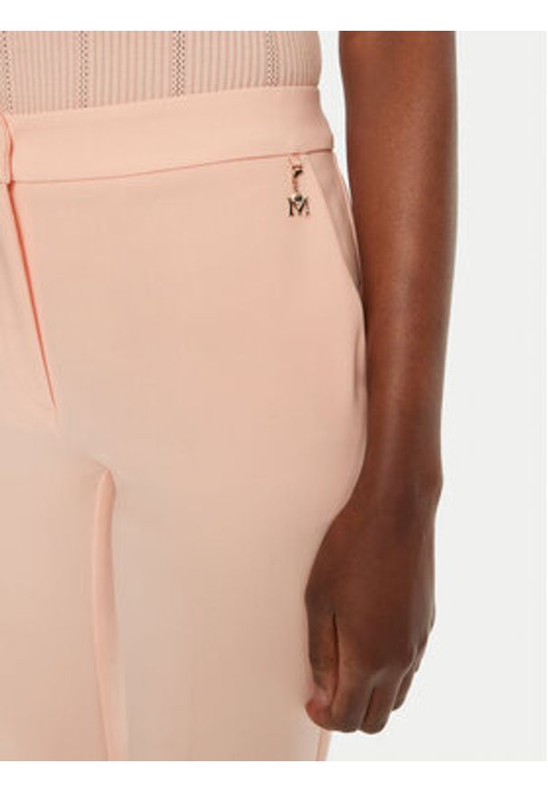 Marciano Guess Spodnie materiałowe 5RGB03 7115A Koralowy Slim Fit. Kolor: pomarańczowy. Materiał: syntetyk