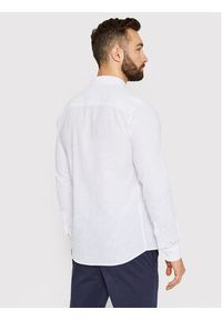 Only & Sons Koszula Caiden 22012321 Biały Slim Fit. Kolor: biały. Materiał: bawełna, len