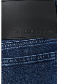 Karl Lagerfeld Jeansy damskie medium waist. Kolor: niebieski