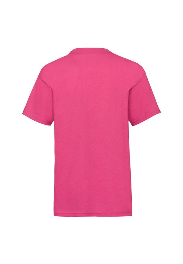 FRUIT OF THE LOOM - Koszulka Dziecięca Valueweight. Kolor: różowy. Sport: turystyka piesza
