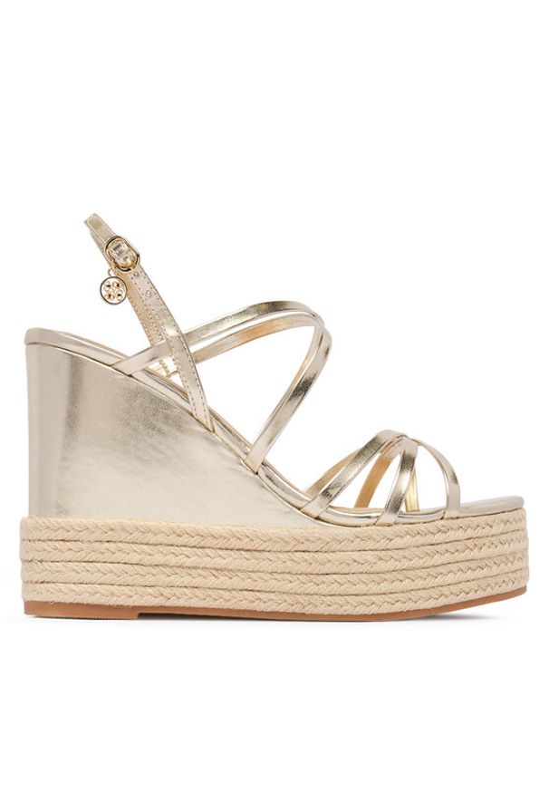 Nine West Sandały CEO-SW25-3 04 Złoty. Kolor: złoty. Materiał: materiał