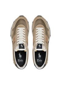 Polo Ralph Lauren Sneakersy PRL Trail 125 809960987003 Brązowy. Kolor: brązowy. Materiał: skóra, zamsz