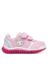 Sneakersy Geox. Kolor: różowy