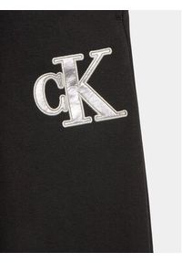 Calvin Klein Jeans Spodnie dresowe Metallic IG0IG02287 Czarny Regular Fit. Kolor: czarny. Materiał: bawełna #3