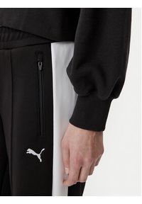 Puma Bluza Ess 629746 Czarny Relaxed Fit. Kolor: czarny. Materiał: bawełna