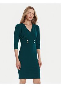 Rinascimento Sukienka koktajlowa CFC0126151003 Zielony Slim Fit. Kolor: zielony. Materiał: syntetyk. Styl: wizytowy