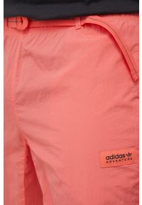 adidas Originals szorty męskie kolor różowy. Kolor: różowy. Materiał: materiał, tkanina