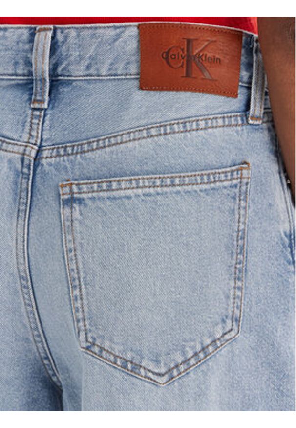 Calvin Klein Jeans Jeansy Eu Barrel LV047E628G Niebieski Regular Fit. Kolor: niebieski
