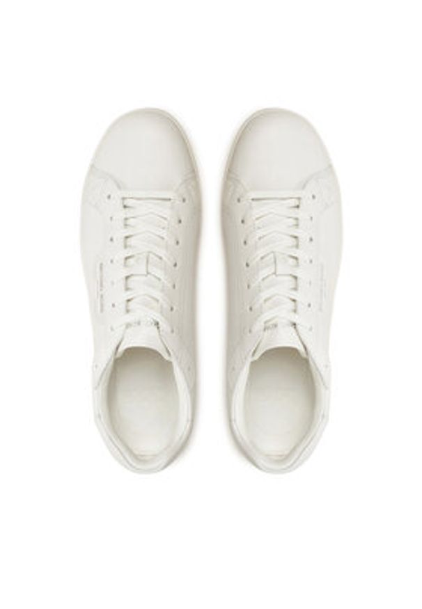 MICHAEL Michael Kors Sneakersy Keating Lace Up 42S4KEFS1L Biały. Kolor: biały. Materiał: skóra