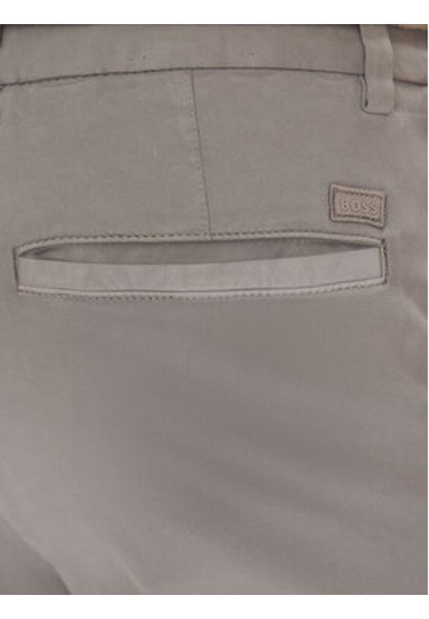 BOSS Chinosy H-Kane1 50543304 Szary Modern Fit. Kolor: szary. Materiał: bawełna