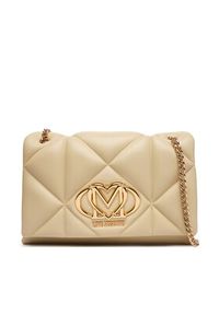 Love Moschino - LOVE MOSCHINO Torebka JC4041PP1OLC0129 Beżowy. Kolor: beżowy. Materiał: skórzane #4