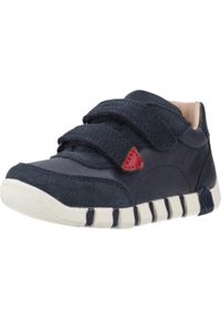 Geox - Buty GEOX B IUPIDOO BOY Niebieski. Okazja: na co dzień. Kolor: niebieski. Materiał: skóra