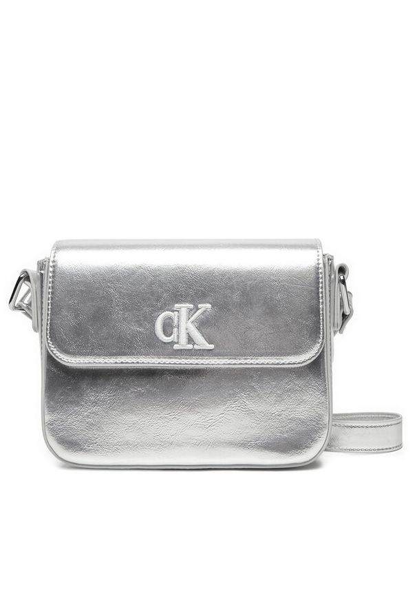 Torebka Calvin Klein Jeans. Kolor: srebrny