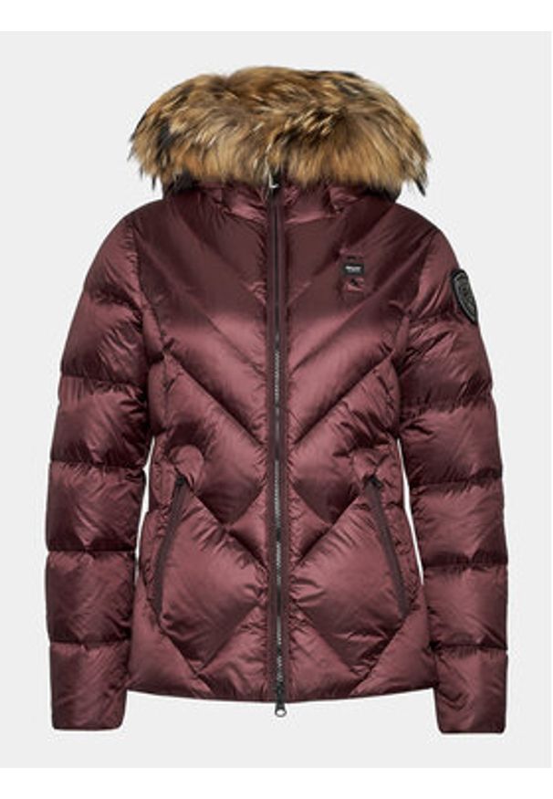 Blauer Kurtka puchowa 23WBLDC03141 Brązowy Regular Fit. Kolor: brązowy. Materiał: syntetyk