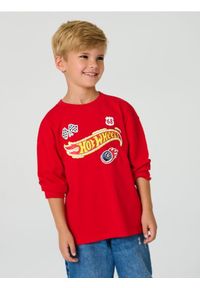 Sinsay - Koszulka z długimi rękawami Hot Wheels - czerwony. Kolor: czerwony. Długość rękawa: długi rękaw. Długość: długie #1