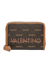 Valentino by Mario Valentino - VALENTINO Brązowy mały portfel Liuto. Kolor: brązowy