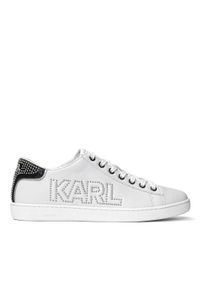 Sneakersy damskie białe Karl Lagerfeld Kupsole II. Okazja: do pracy, na co dzień, na spacer. Kolor: biały. Sport: turystyka piesza #6