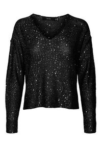 Vero Moda Bluzka Leilani 10318223 Czarny Loose Fit. Kolor: czarny. Materiał: syntetyk #6