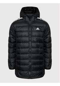 Adidas - adidas Kurtka puchowa Essentials GH4604 Czarny Slim Fit. Kolor: czarny. Materiał: puch, syntetyk