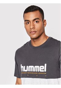 Hummel T-Shirt Unisex Legacy Manfred 213716 Szary Regular Fit. Kolor: szary. Materiał: bawełna