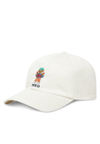 Polo Ralph Lauren Czapka z daszkiem 323963969001 Biały. Kolor: biały. Materiał: materiał, bawełna
