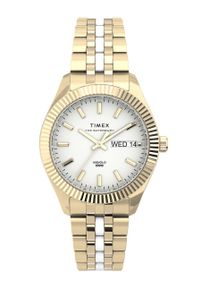 Timex zegarek TW2U82900 Waterbury Legacy Boyfriend damski. Kolor: złoty. Materiał: materiał #1