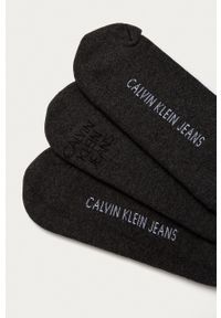 Calvin Klein Skarpetki (3-pack) kolor szary. Kolor: szary