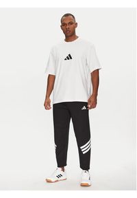 Adidas - adidas T-Shirt Z.N.E. JC5482 Biały Loose Fit. Kolor: biały. Materiał: syntetyk #4