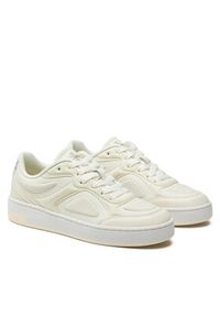 Calvin Klein Jeans Sneakersy Basket Cupsole Low Mix In Mtl YW0YW01462 Biały. Kolor: biały