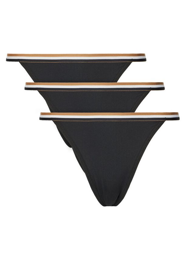 BOSS Komplet 3 par fig klasycznych 50545611 Czarny. Kolor: czarny. Materiał: syntetyk
