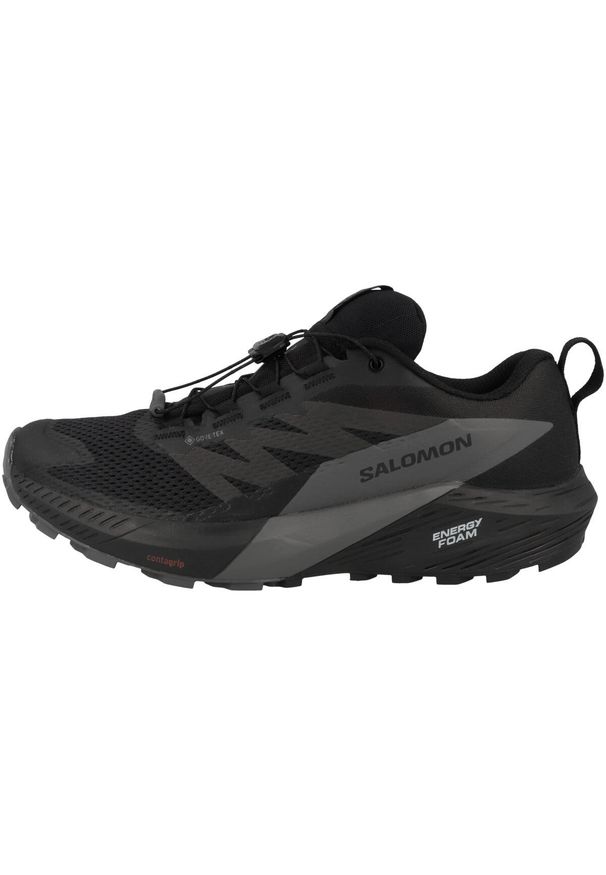salomon - Buty do biegania męskie Salomon Sense Ride 5 Gtx. Kolor: czarny. Materiał: materiał, syntetyk. Szerokość cholewki: normalna