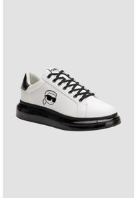 Karl Lagerfeld - KARL LAGERFELD Białe sneakersy męskie KAPRI KUSHION Outline NFT, Rozmiar 46. Kolor: biały #6