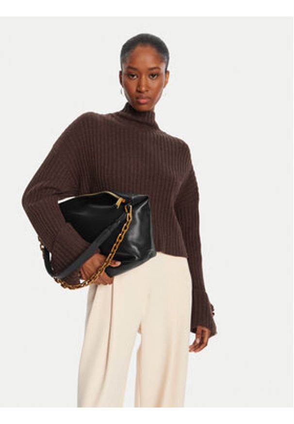 Emporio Armani Torebka EW003123 AF19173 UC001 Czarny. Kolor: czarny. Materiał: skórzane