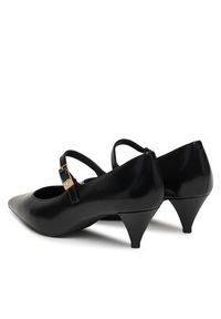 TOMMY HILFIGER - Tommy Hilfiger Szpilki Low Pump Abrasivato FW0FW09321 Czarny. Kolor: czarny. Materiał: skóra. Obcas: na szpilce #3