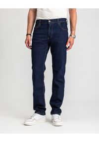 Męskie Spodnie Jeansowe Mustang Style Washington Straight Denim Blue 1017119 5000 901