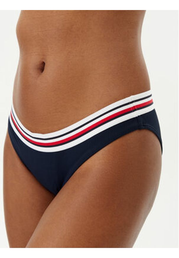 TOMMY HILFIGER - Tommy Hilfiger Dół od bikini UW0UW05830 Granatowy. Kolor: niebieski. Materiał: syntetyk