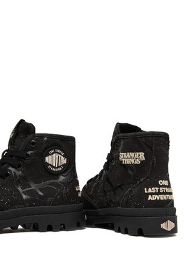 Palladium Trapery Pampa Hi Tunnels 94626-008-M Czarny. Kolor: czarny. Materiał: materiał