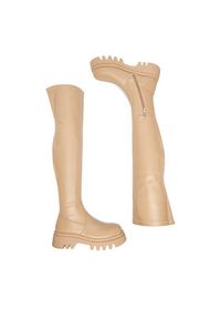 DeeZee Kozaki 13226-7 Beżowy. Kolor: beżowy. Materiał: syntetyk, materiał