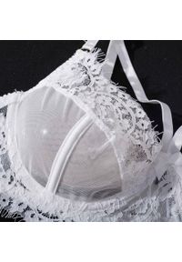 Intica - Komplet bielizny koronkowej z eleganckimi detalami Shaquana. Kolor: biały. Materiał: koronka. Wzór: koronka #8