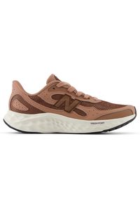 Buty damskie New Balance Fresh Foam Arishi v4 WARISTL4 – brązowe. Okazja: na co dzień. Kolor: brązowy. Materiał: syntetyk, materiał. Szerokość cholewki: normalna. Sport: fitness