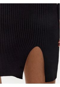 Kontatto Sukienka dzianinowa 3M7616N Czarny Slim Fit. Kolor: czarny. Materiał: syntetyk #3