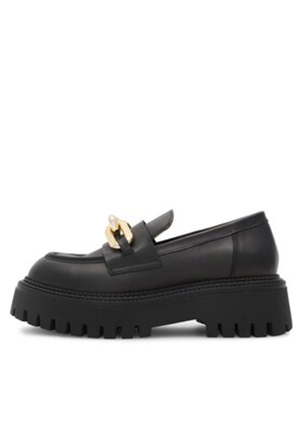 Gino Rossi Loafersy 8040 Czarny. Kolor: czarny. Materiał: skóra