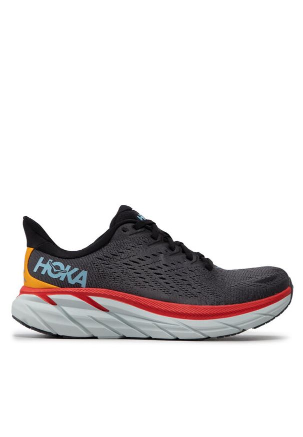 HOKA - Hoka Buty do biegania Clifton 8 1119393 Szary. Kolor: szary. Materiał: materiał